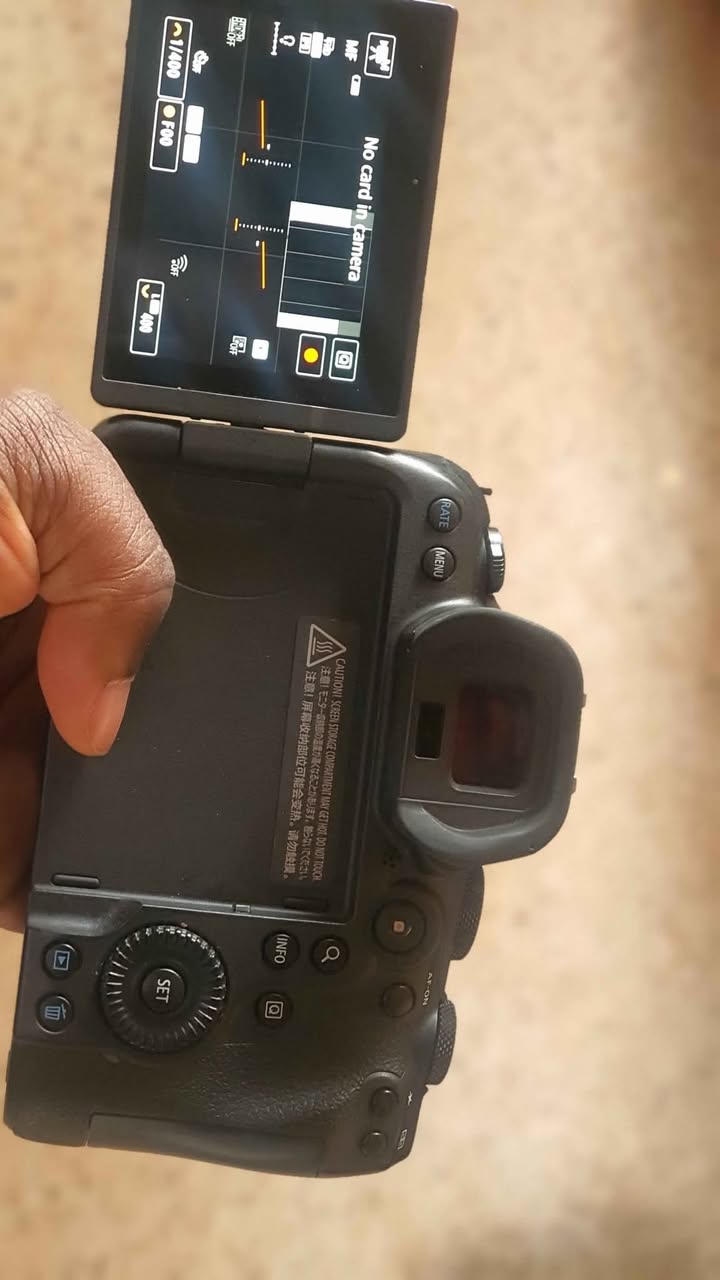 A picture of Canon r6 full frame proffesional camera
