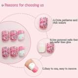 A picture of Cartoon Style Kids Fake Nails Detachable Press On Fake Nails
