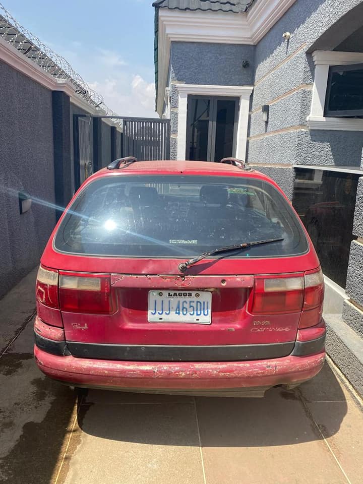 A picture of Toyota carina E 08122689832 With Belgium engine Location Kaduna road