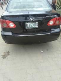 A picture of Toyota Corolla 2007 model