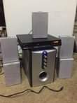 A picture of NEW BOMAN HOME THEATRE AND SIGMATEK DVD.