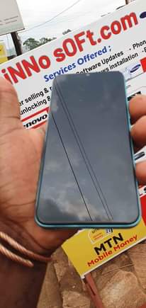 A picture of Tecno spark 8c with 64gb 4gb on sell 300k in
