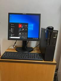 A picture of Lenovo desktop core i3