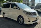 A picture of TOYOTA ALPHARD 2006 WHITE UNREGISTERED