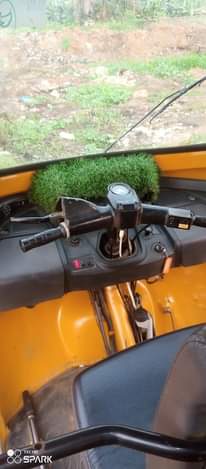 A picture of TVS tricycle