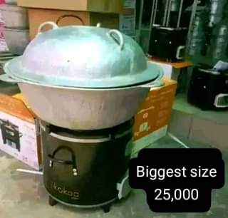 A picture of QUALITY CHARCOAL STOVE ARE AVAILABLE FOR SALE...... CALL WHATSAPP 2349075112652