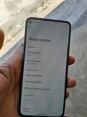 A picture of GOOGLE PIXEL 5a IMENYOOKA SANAA