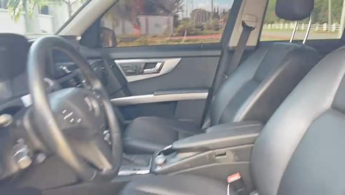 A picture of EXTERIOR INTERIOR VIEW OF THE BELGIUM STANDARD GLK350 MERCEDES BENZ