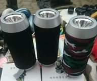 A picture of Bluetooth speaker with touch light and Fm