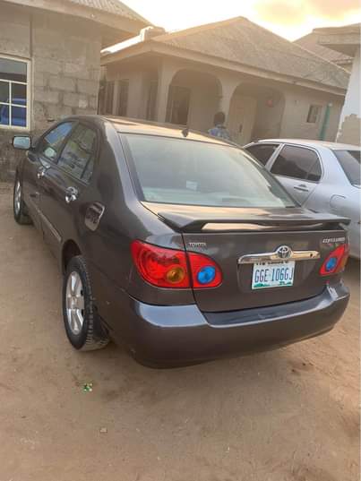 A picture of 2004 Toyota Corolla in perfect condition 07015137015 Call and WhatsApp