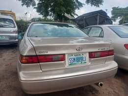 A picture of Up for grab is a toyota camry tiny light fabric
