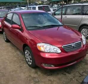 A picture of TOKUNBO Toyota Corolla YEAR MODEL 2008 TRANSMISSION Automatic CONDITION Buy
