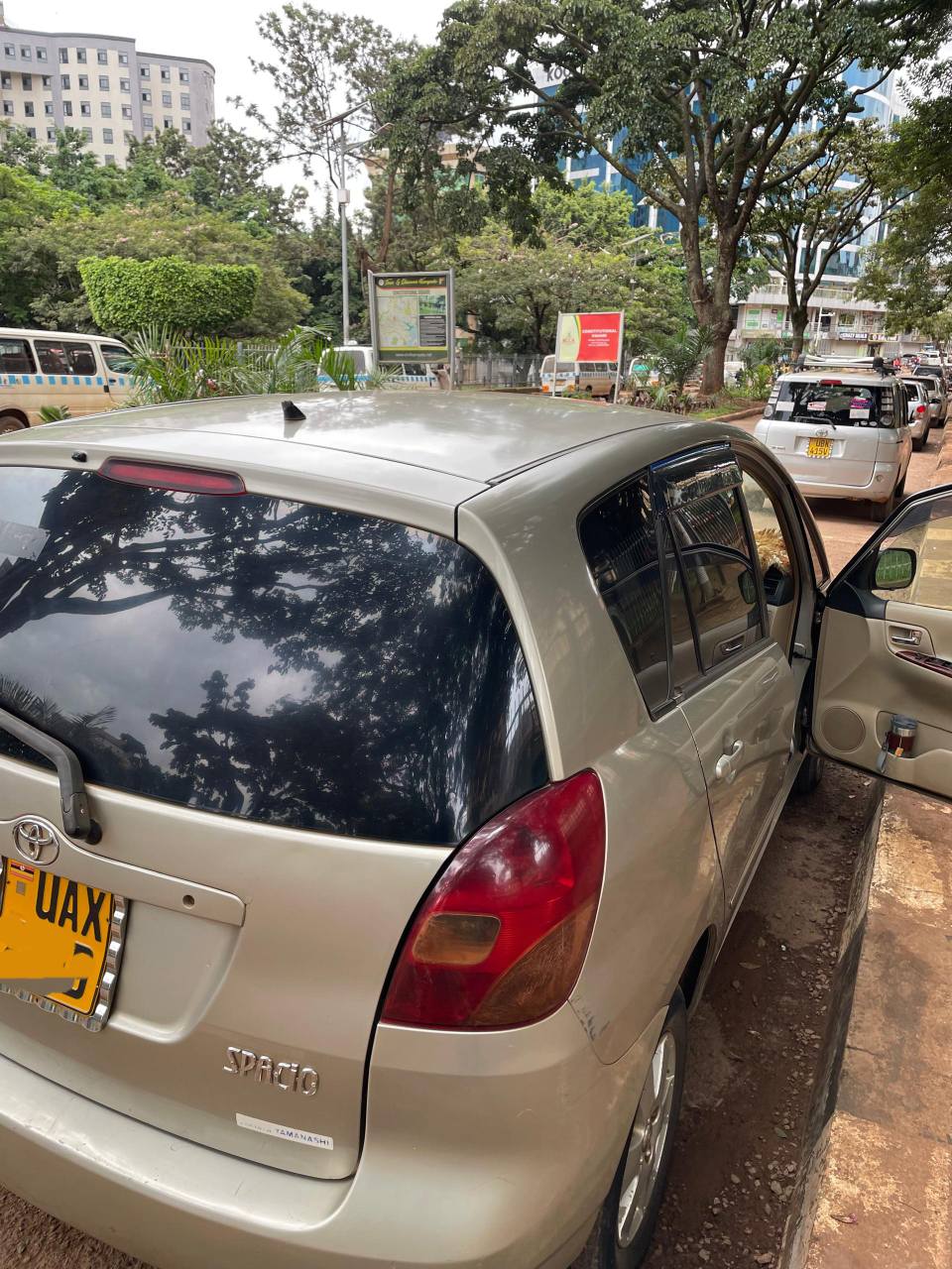 A picture of Toyota spacio 7 seater 1.5cc on sale at 14.5m Ugx