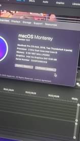 A picture of MacBook Pro 2016