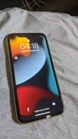 A picture of IPHONE 11plain64gb Battery health 82Face id True tone clean as