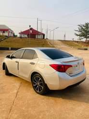 A picture of few months used 2015 upgraded to 2018 Model Toyota Corolla