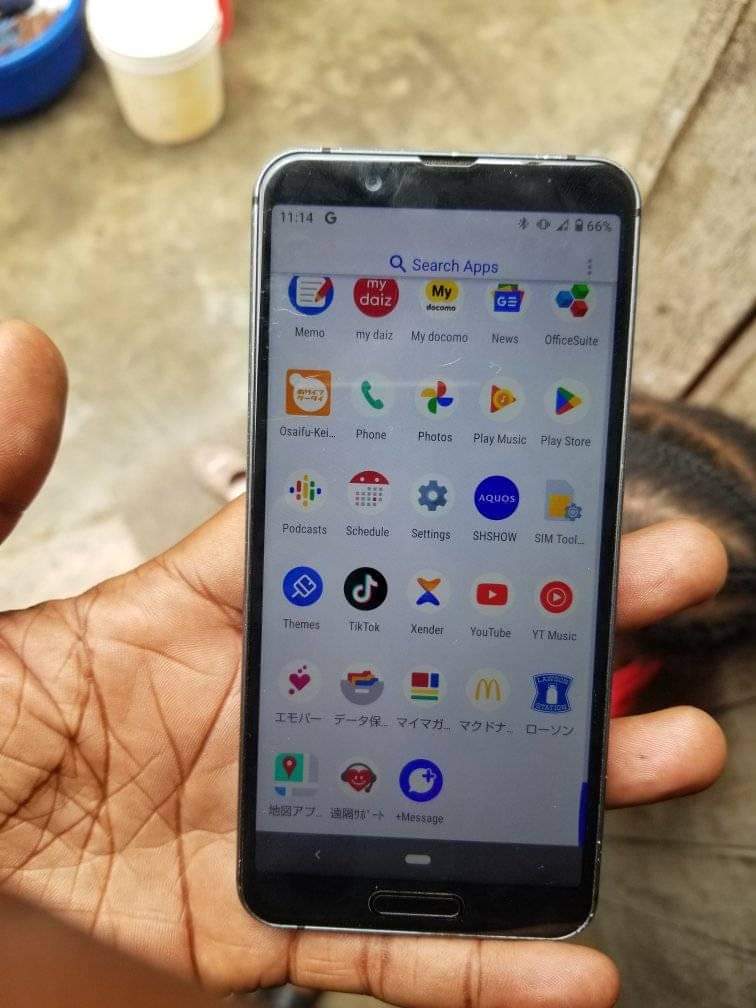 A picture of Aquos Sense 3