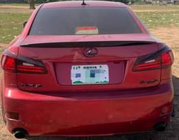 A picture of Lexus is250 2008 uplifted Abuja