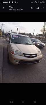A picture of 2002 Accura MDX used