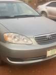 A picture of Toyota Corolla tokunbo standard is available with good condition engine