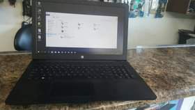 A picture of Hp laptop AMD A4 9120