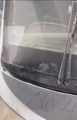 A picture of Truck and single bus