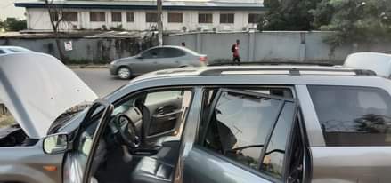 A picture of Honda Pilot 2008 Grey Ford Sale Registered