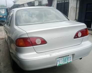 A picture of Toyota corolla 2002 model Condition Clean Registered Super Clean interior