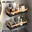 A picture of toilet racks