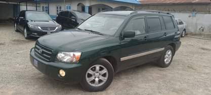 A picture of DISTRESS A Neatly Used Toyota Highlander 2003 Model With Duty