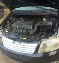 A picture of Toyota Corolla Bank type 2005 model Colour black Clean used