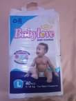 A picture of Baby love diapers and pants