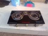 A picture of Three plate gas stove
