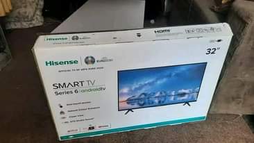 A picture of Hisense 32 smart android tv with Bluetooth
