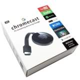 A picture of TV chrome cast