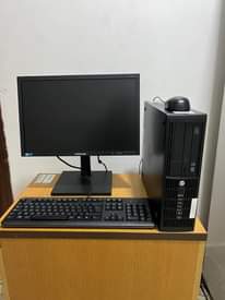A picture of Hp desktop core i5