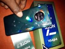 A picture of Infinix note 7 pro 128gb 6ram cartoon receipt 70 000