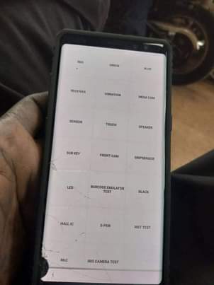 A picture of Samsung galaxy note 8