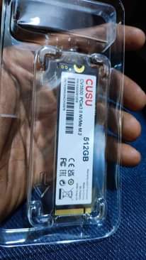 A picture of 512 GB NVME SSD
