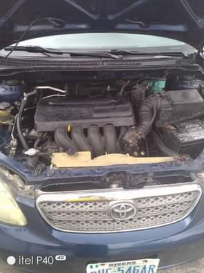 A picture of Toyota Corolla 04 model for sale first flash engine and