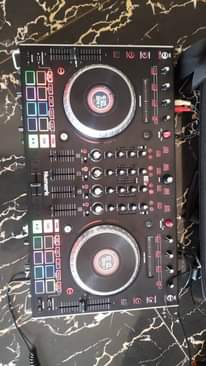 A picture of DJ equipments