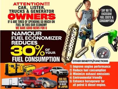 A picture of Namur Fuel Economiser reduces fuel consumption by 30 Just drop