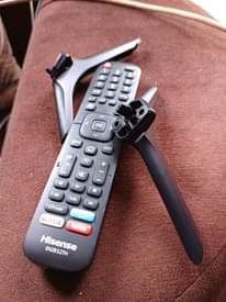 A picture of Hisence flameless smart 32 Inches VIDAA digital flat tv on