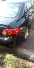 A picture of Toyota corolla 2008 model