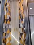 A picture of Curtains and rode 