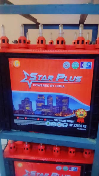 A picture of 5kva inverter and Solar inverter battery