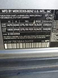 A picture of GL 450 Mercedes Benz
