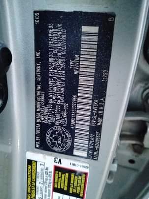 A picture of Clean And Sound Toyota Venza AWD 2010 Model. Double Panoramic