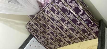 A picture of 4by6 bed and euro foam mattress