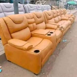 A picture of Sofa and recliner